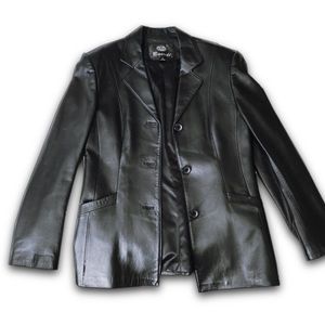 baerdi vintage genuine leather jacket